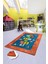Seksek Kırmızı 140X190 Cm Çocuk Ve Bebek Halısı Djt 1