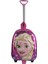 Frozen Elsa Kabartmalı Çekçekli Çocuk Okul Çantası Pembe 8116 1