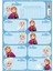 Frozen Ders Programlı 20Li Etiket 2