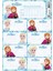 Frozen Ders Programlı 20Li Etiket 3
