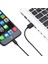 iPhone Uyumlu iPad Lightning USB Şarj ve Data Kablosu - 2 mt Siyah 4