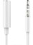 3.5 mm Aux, Kulaklık Uzatma Kablosu 1 mt Beyaz - Model No : MH023 2