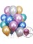 Balon Krom Parlak Mirror Karışık Renk 30 cm * 40 cm 10 Adet 3
