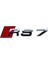 Audi̇ Rs7 Yazı Krom Arma Amblem 1