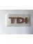 Volkswagen Tdi̇ Full Kırmızı Arka Bagaj Yazısı 1