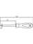 1000V İzoleli Düz Uçlu Tornavida 6,5X150Mm 1