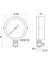 0-1.6 Bar 100 mm Alttan Bağlantılı Kuru Manometre G 1/2 inç 2
