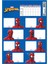 Spider-Man Ders Programı 20Li Etiket 3