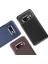 Samsung Galaxy S10E Kılıf Silikon Negro Karbon Darbe Korumalı (Lacivert) + Tam Ekran Cam Koruyucu 3