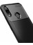 Samsung Galaxy M20 Kılıf Silikon Negro Özel Karbon Fiber Darbe Korumalı (Kahverengi) + Nano Cam Ekran Koruyucu 2