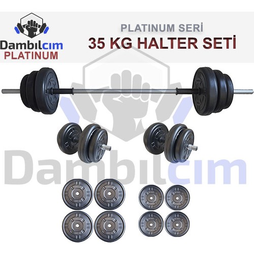 Dambilcim Platinum 35 Kg Halter Seti 35 Kg Dambil Seti Fiyati