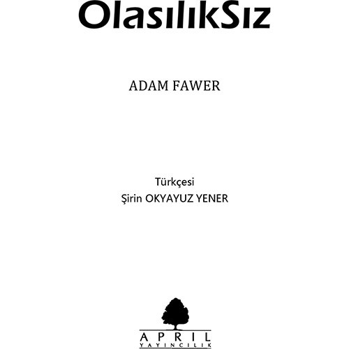 Olasiliksiz Adam Fawer Kitapyurdu Com