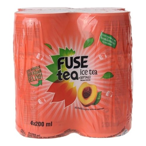 Fuse Tea Ice Tea Şeftali 4X200 ml Fiyatı Taksit Seçenekleri