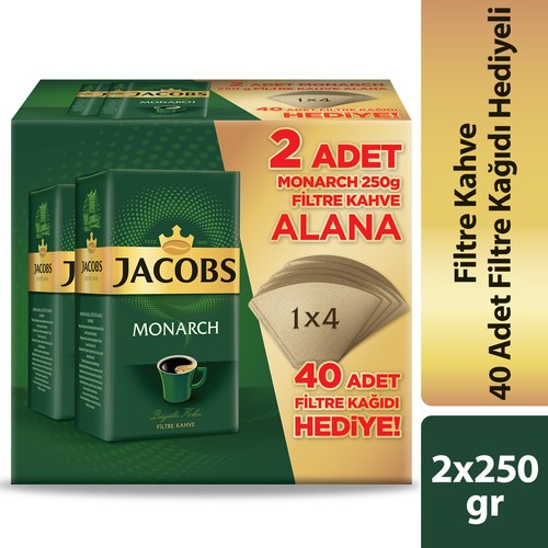 Jacobs Filtre Kahve 250 gr X 2 2� li + Filtre Kağıdı Fiyatı