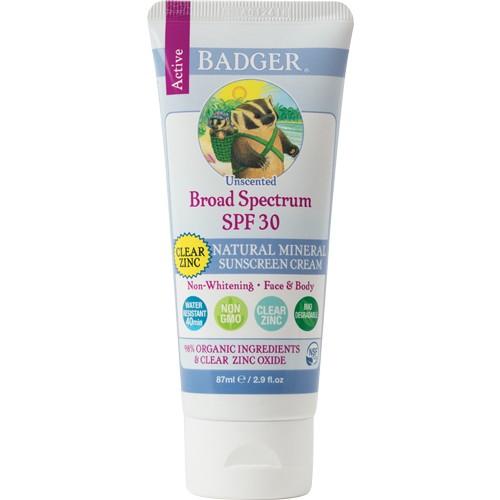 Badger Clear Zinc Kokusuz Güneş Kremi SPF30 (Kolay Sürülüm) Fiyatı