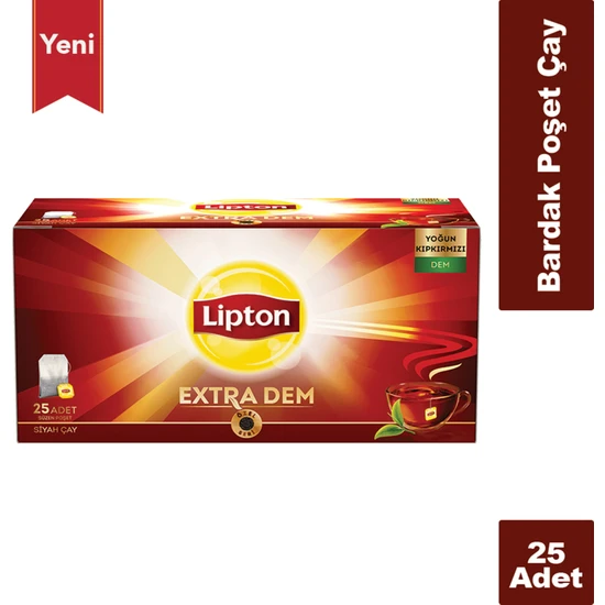 Lipton Extra Dem Çay Bardak 25'li