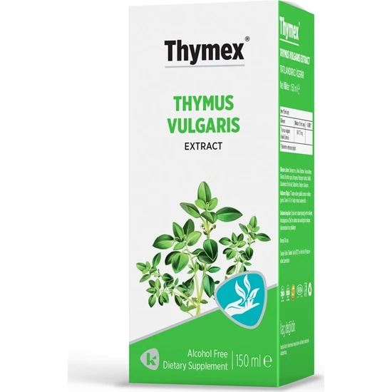 Thymex Kekik Ekstresi İçeren Bitkisel Şurup 150ml