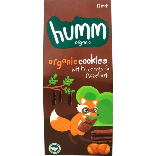 Humm Organik Keçiboynuzlu Fındıklı Kurabiye 55 G.