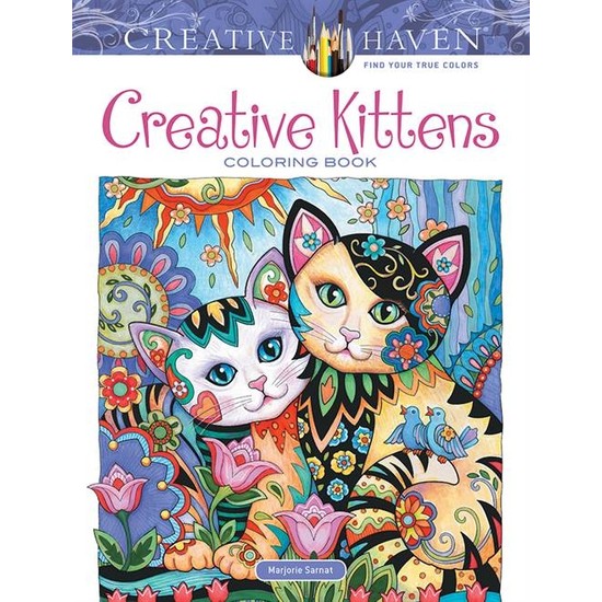 Creative Haven Creative Cats Coloring Book Marjorie Sarnat Kitabı