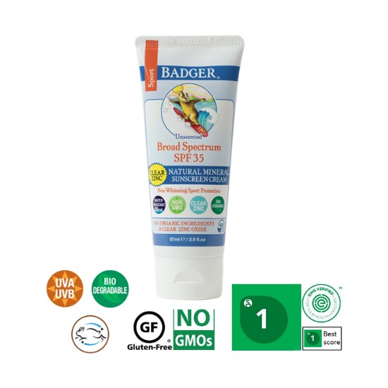 Badger Clear Zinc Kokusuz Güneş Kremi SPF35 Fiyatı