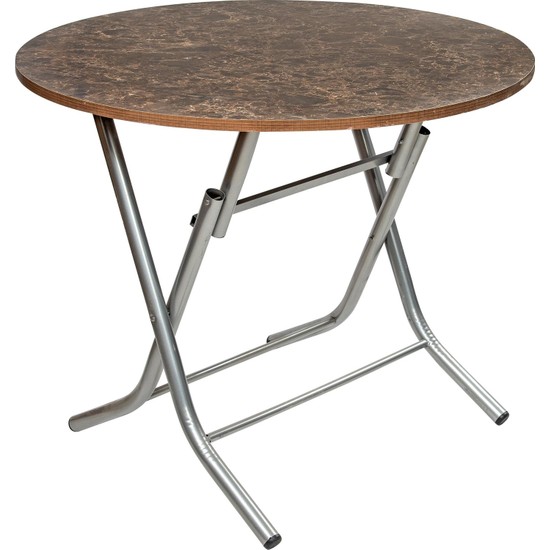 Sinem Taşella 90X90 Yuvarlak Katlanır Masa Sandalye Takımı Fiyatı