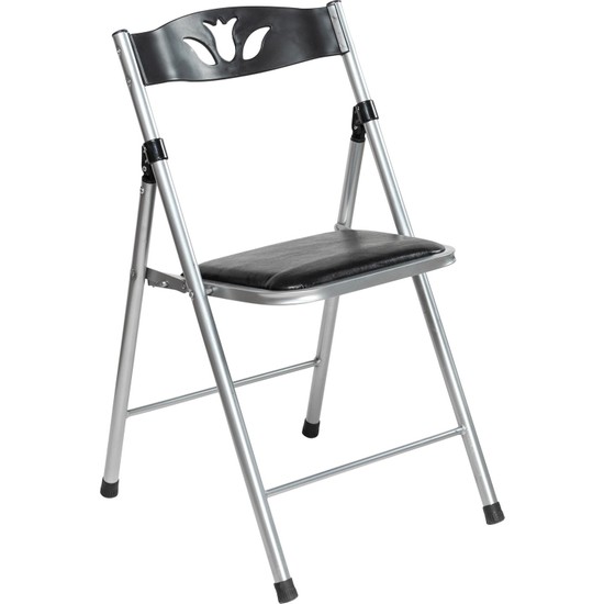 Sinem Katlanır Kırma Yuvarlak Siyah Masa Sandalye Takımı Fiyatı