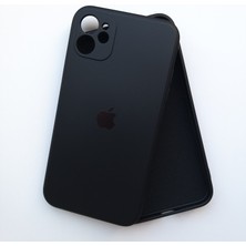 More Gsm iPhone 11 Uyumlu Köseli Kalıp 12 Görünümlü Lansman Içi Süet Silikon Kılıf
