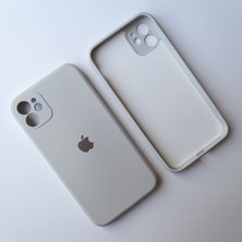 More Gsm iPhone 11 Uyumlu Köseli Kalıp 12 Görünümlü Lansman Içi Süet Silikon Kılıf