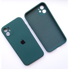 More Gsm iPhone 11 Uyumlu Köseli Kalıp 12 Görünümlü Lansman Içi Süet Silikon Kılıf