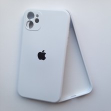 More Gsm iPhone 11 Uyumlu Köseli Kalıp 12 Görünümlü Lansman Içi Süet Silikon Kılıf