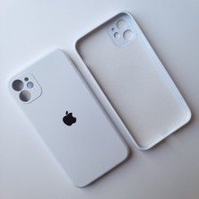 More Gsm iPhone 11 Uyumlu Köseli Kalıp 12 Görünümlü Lansman Içi Süet Silikon Kılıf