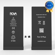 Rova iPhone 8 Plus Yüksek Kapasiteli Batarya 3400 Mah