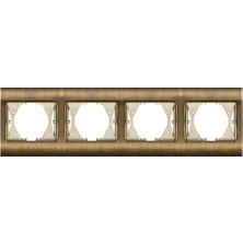 Viko Panasonic Thea Blu Antique + Dore Dörtlü Çerçeve