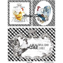 Lineart Atölye Smile AS63 Pirinç Dekopaj 30X42