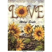 Lineart Atölye Smile AS48 Pirinç Dekopaj 30X42