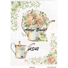 Lineart Atölye Smile AS42 Pirinç Dekopaj 30X42