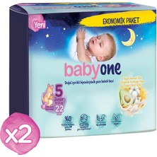 Babyone Gece Bebek Bezi 5 Beden Junior Fırsat Paketi 44 Adet