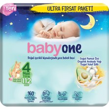 Babyone Gece Bebek Bezi 4 Beden Maxi Ultra Fırsat Paketi 112 Adet