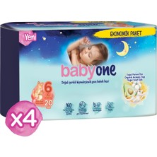 Babyone Gece Bebek Bezi 6 Beden Xl Ultra Fırsat Paketi 80 Adet