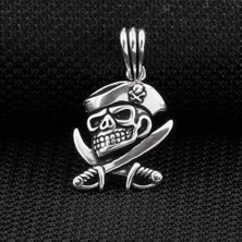 Takı925  Korsan Temalı 925 Ayar Gümüş Kolye Ucu