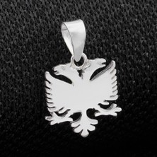 Takı925  Arnavut Kartalı Kadın Gümüş Kolye Ucu