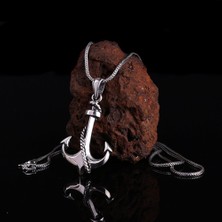 Takı925  Deniz Çapa Model 925 Ayar Gümüş Kolye