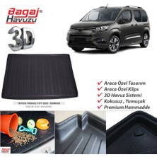 Born Garage Proace Bagaj Havuzu 2021-2023 Tam Uyumlu Kauçuk
