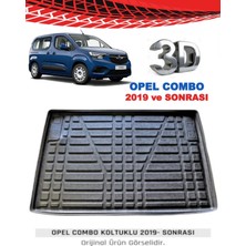Born Garage 2021 Opel Combo Bagaj Havuzu Uyumlu 3D Model Kokusuz Kauçuk Siyah