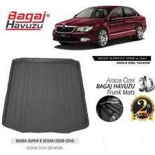 Born Garage Bagaj Havuzu Superb 2008-2014 Tam Uyumlu Kauçuk