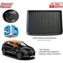 Born Garage 2016 Renault Captur Bagaj Havuzu 3D Tam Uyumlu Siyah