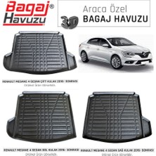 Born Garage Bagaj Havuzu Megane 4 Sedan 2016-2022 Tam Uyumlu