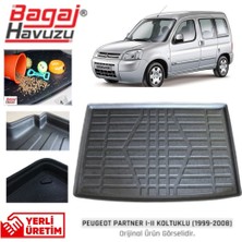Born Garage 2001 Peugeot Partner Bagaj Havuzu 3D Uyumlu Kauçuk