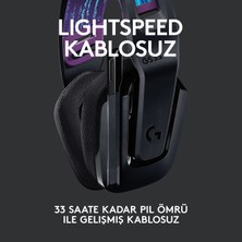 Logitech G G535 LIGHTSPEED Kablosuz Mikrofonlu Oyuncu Kulaklığı - Siyah