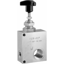 Fer-ro Pr Serisi 1/2” Bsp Hidrolik Direkt Emniyet Valfi - Kelebek Vida Ayarlı